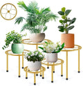 5 Pack Metal Plant Stand, Anti-Rust Iron Plant Stands by Amoot