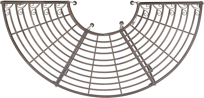 SAFAVIEH Outdoor Furniture Collection – Abia Rustic Brown Wrought Iron 50-Inch - Image 6
