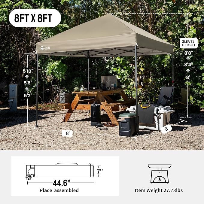 CROWN SHADES 8x8 Pop Up Canopy - Image 2