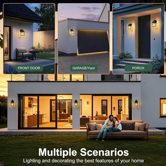 Motion Sensor Dawn to Dusk Sensor Outdoor Wall Light Fixtures Waterproof - Image 6