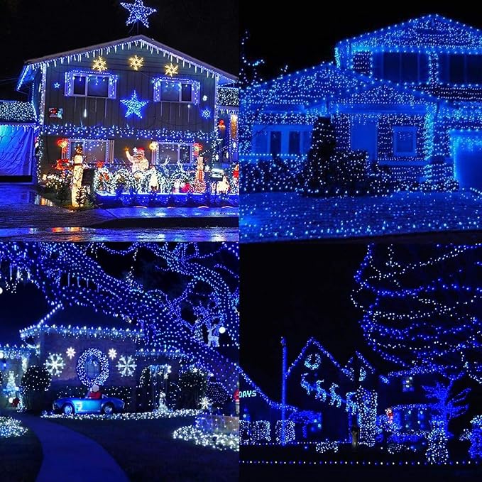 LJLNION 300 LED String Lights Outdoor Indoor, Extra Long 98.5FT Super Bright - Image 5