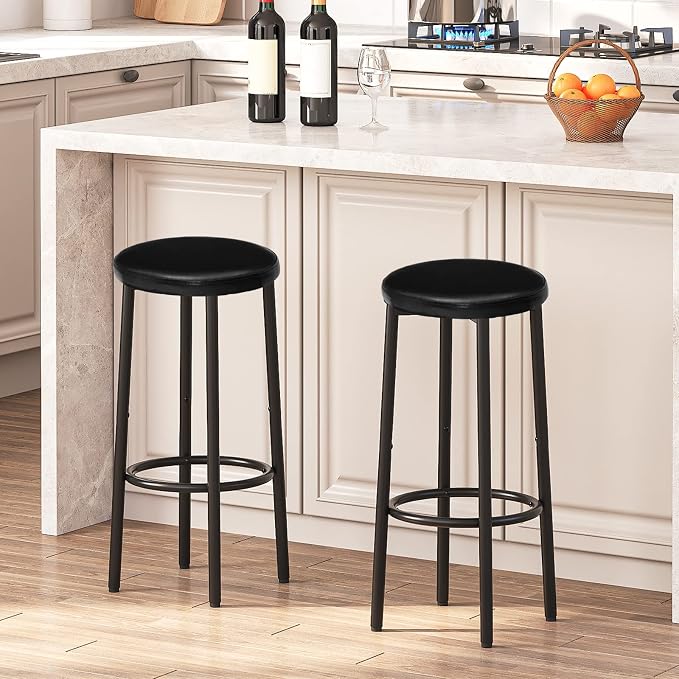 HOOBRO Bar Stools Set of 2, Bar Stools - Image 6