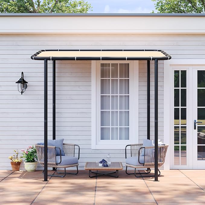 Aoxun 8x5 Lean to Gazebo Outdoor Pergola - Image 3