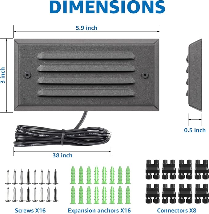 SUNVIE Low Voltage Step Lights - Image 8
