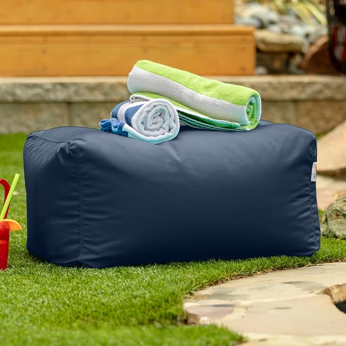 Jaxx Leon Outdoor Bean Bag Ottoman - Image 2