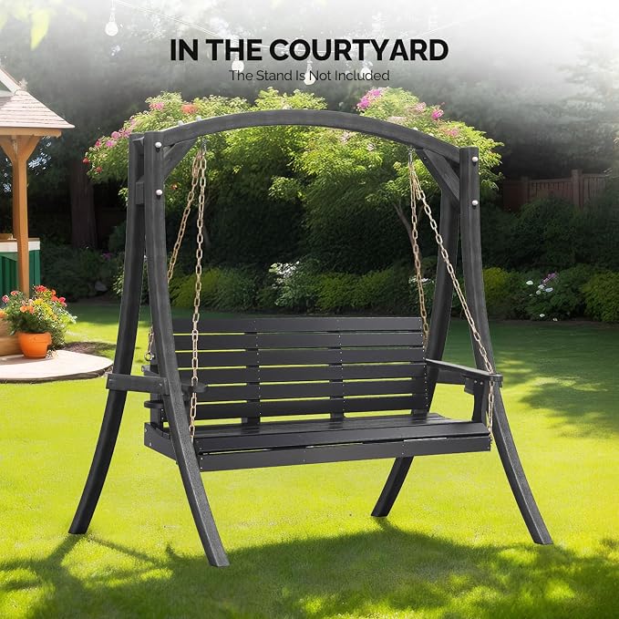 VINGLI Heavy Duty 1600 LBS HDPE Porch Swing Outdoor - Image 8