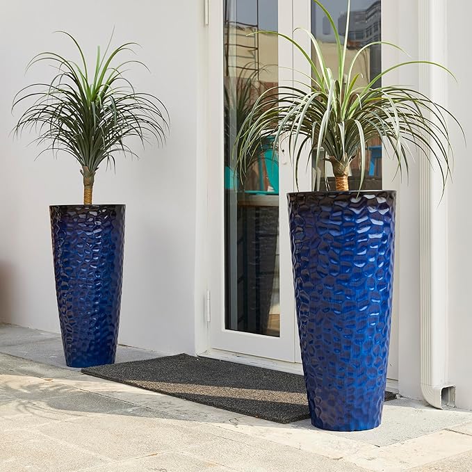 Glitzhome 31" H Oversized Tall Planter, Large Flower Containers - Image 6