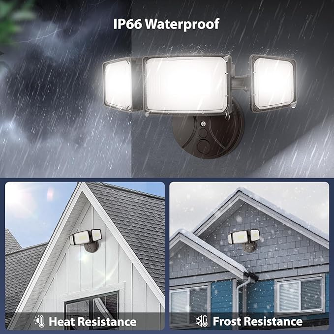 Onforu 100W 11000LM Flood Lights Outdoor, Brightness Security LED Flood Lights - Image 6