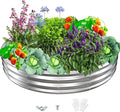 Durable Round Galvanized Steel Raised Garden Bed by zbzbml