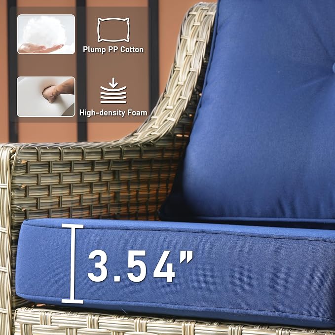HOOOWOOO 6 Piece Patio Furniture Sets - Image 6