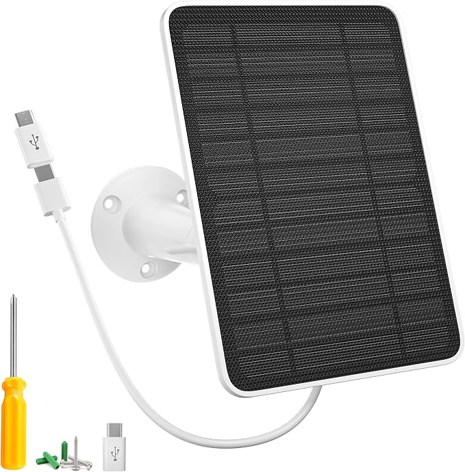 5W Solar Panel Charger Compatible by FOHOA