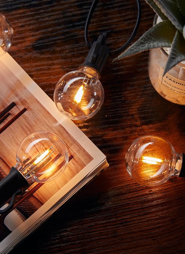 Brightown 30FT LED Outdoor String Lights, Plug-in Waterproof Patio Lights - Image 9
