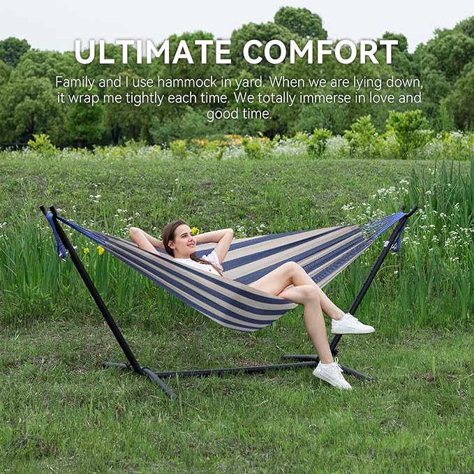 PNAEUT Double Hammocks with Stand - Image 2