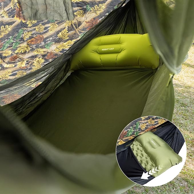 Night Cat Camping Hammock Tent: Lightweight Portable 4 in 1 Hammock - Image 5