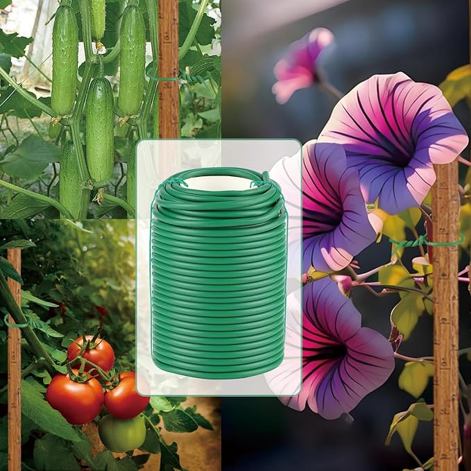 Garden Wire, 66FT Soft Plants Ties, 3.5mm Flexible Garden Ties - Image 7