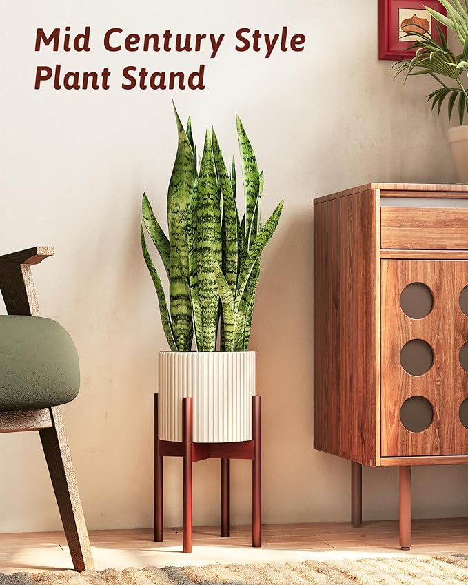 Adjustable Plant Stand Indoor, Bamboo Plant Stand Fits 8 9 10 11 12 Inches - Image 6