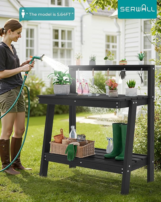 SERWALL Potting Bench Outdoor - Image 6