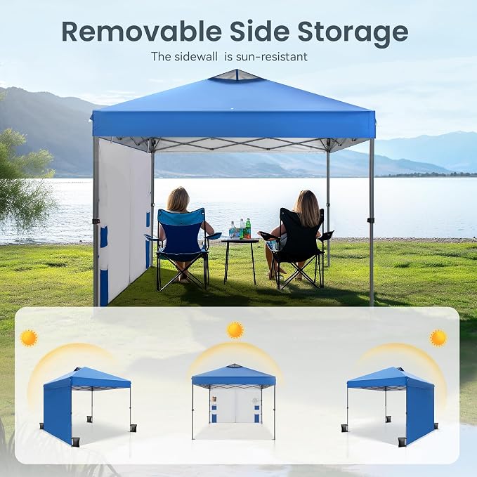 PHI VILLA Canopy Tent 10x10 Pop Up Canopy Outdoor Shade - Image 3