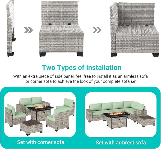 7-Piece Outdoor Patio Furniture Set - Image 3