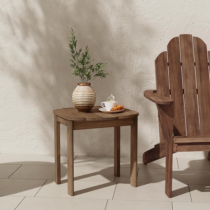 Linon Adirondack End, Teak Table - Image 2