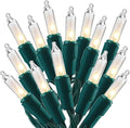 Christmas Lights, 120V UL Certified Connectable Xmas Tree Light by LJLNION