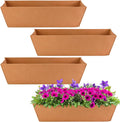 Adnee 4 Pcs 24 Inch Fabric Plant Window Box Liners-Rectangular Non-Woven by Adnee