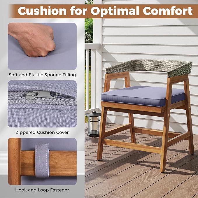 Tangkula 5 Piece Patio Dining Set - Image 6