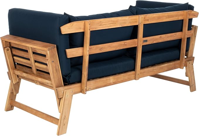 Safavieh PAT6745A Outdoor Collection Tandra Grey Modern Contemporary Daybed Day - Image 8