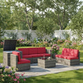 Tangkula 8 Pieces Wicker Patio Furniture Set by TANGKULA