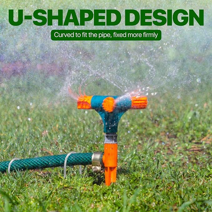 U Shape Garden Stakes 180 Packs 4 Inch 11 Gauge Irrigation Tubing Stakes - Image 5