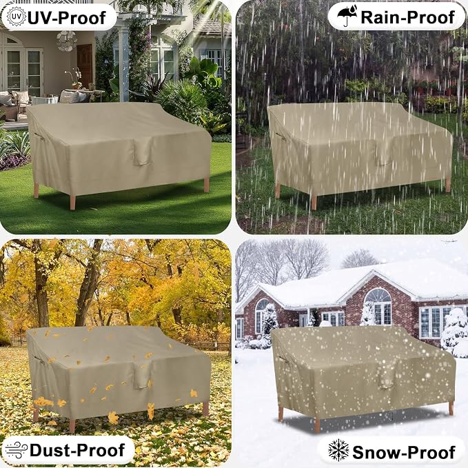 OutdoorLines Outdoor Waterproof Patio Loveseat Couch Cover - Image 7