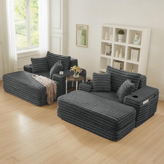 5-In-1 Oversized Chaise Lounge Chair Indoor - Image 6
