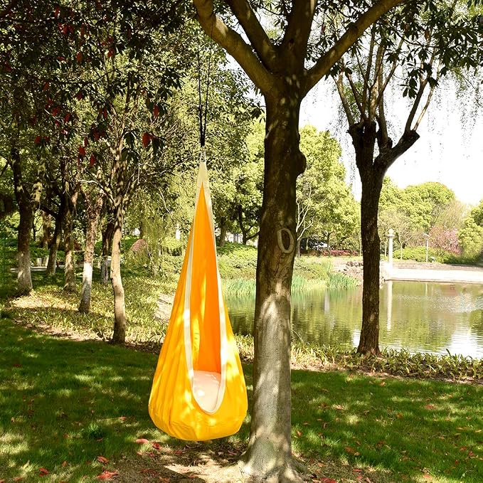Kids Pod Swing Hanging Seat Child Hammock Chair Indoor and Outdoor Sensory - Image 7