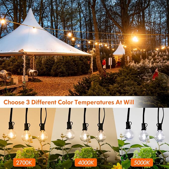 25FT LED Outdoor String Lights - Image 2