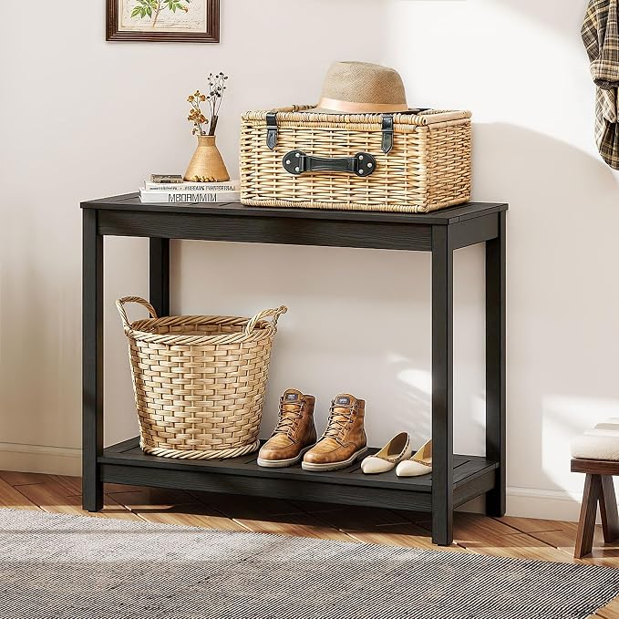 YITAHOME 38.3" Patio Bar Table Entry Console Table, 2-Shelf HIPS Indoor Outdoor - Image 6