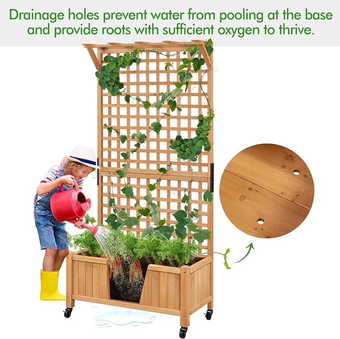 Yaheetech 72" H Garden Planter - Image 5
