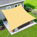 Amagenix Sun Shade Sail 16'X20' Curved Edge Outdoor Shade Canopy Sand by Amagenix