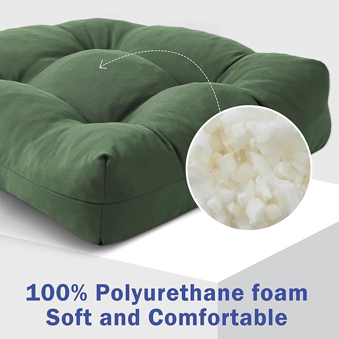 Outdoor Chair Cushions Set of 2, Patio Chair Cushions - Image 3