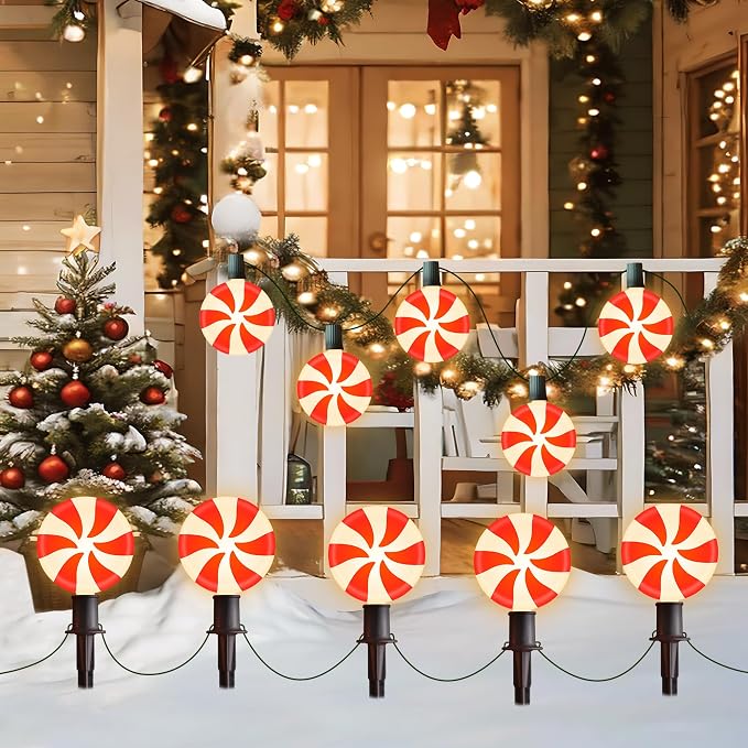 Ultimate Unicorn Christmas Lollipop Pathway Lights by UltimateUnicorn