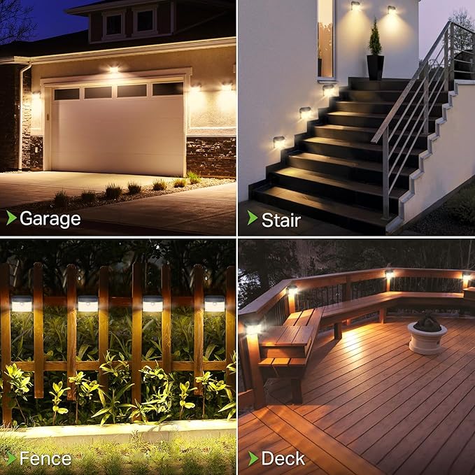 Solar Motion Lights Outdoor, Ultra Bright Solar Fence Lights - Image 2