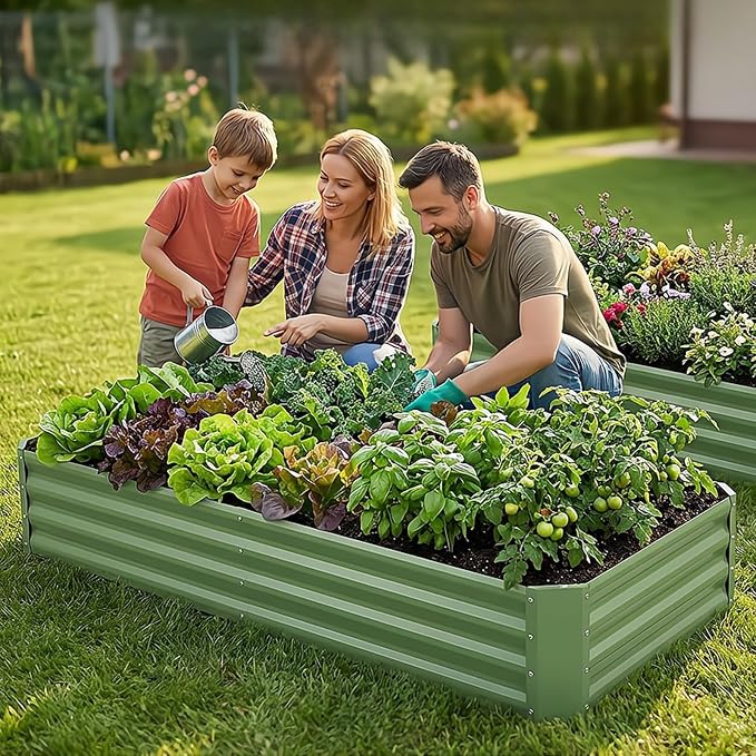 INNO STAGE Galvanized Raised Garden Bed Kit, Rust-Resistant & Easy Assembly - Image 8