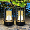 Portable Metal Table Lamp, 4000 mAh Rechargeable Outdoor Table Lamp, 3 Color by Unknown