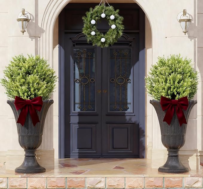 23" Tall Planters for Outdoor Plants Set of 2, Planter - Image 3