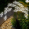 Solar Garden Lights 2 Pack Waterproof Solar Swaying Starburst Light Outdoor by Yaafen