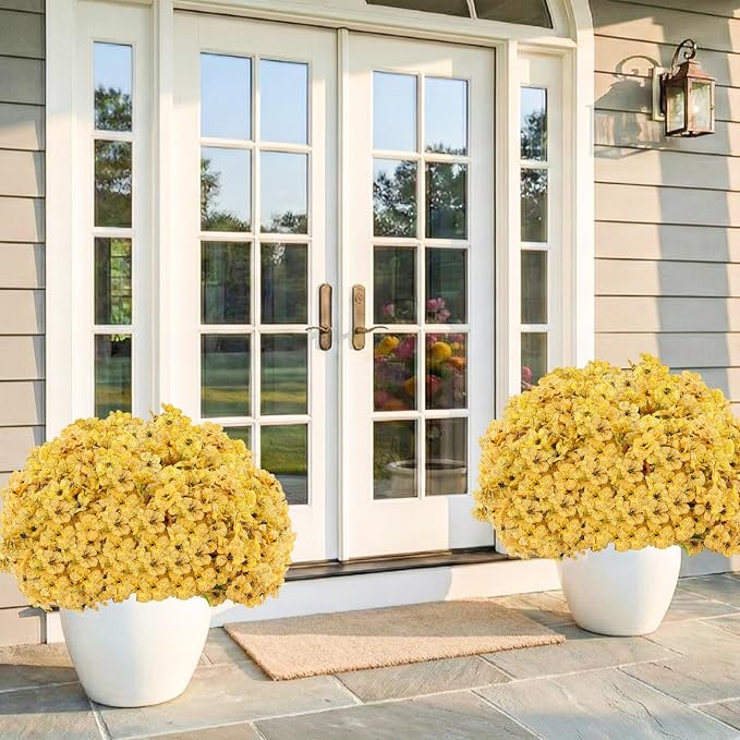 22 Bundles Artificial Flowers Outdoor, Faux Flowers UV Resistant - Image 8