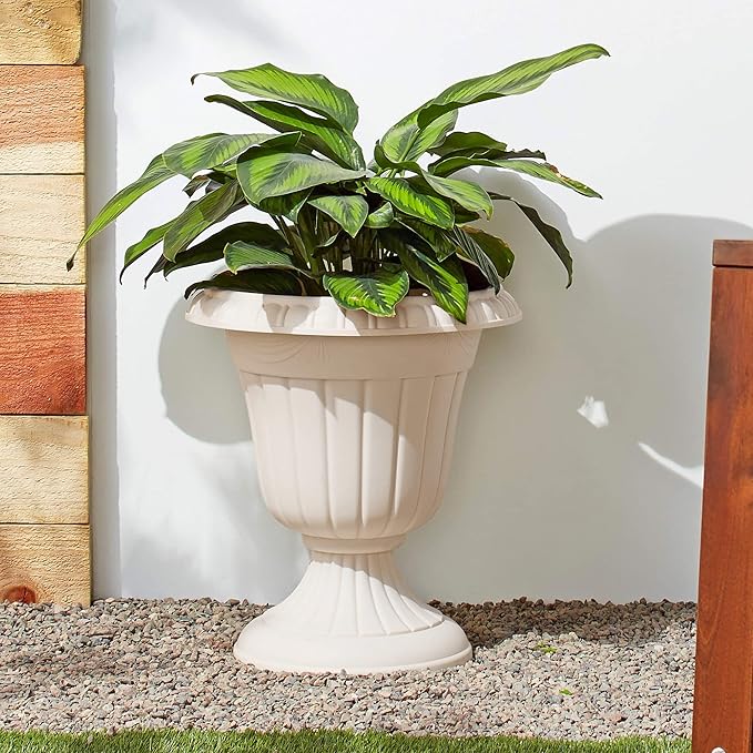 Arcadia Garden Products PL00BG Classic Traditional Plastic Urn Planter - Image 4