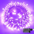 JMEXSUSS 150 LED Purple Christmas Lights Indoor, 8 Modes Connectable String by JMEXSUSS