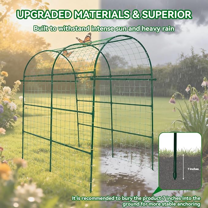 Garden Arch Trellis for Climbing Plants Outdoor - Image 5