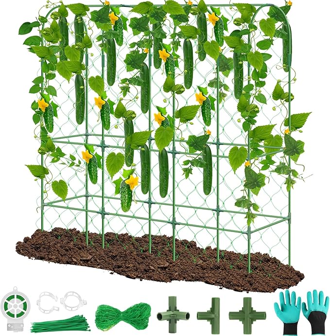 65"×48" Upgrade Heightened Cucumber Trellis by REVICOAR