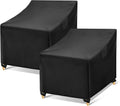WLEAFJ Outdoor Chair Covers Waterproof, Heavy Duty Patio Lounge Deep Seat Cover by WLEAFJ